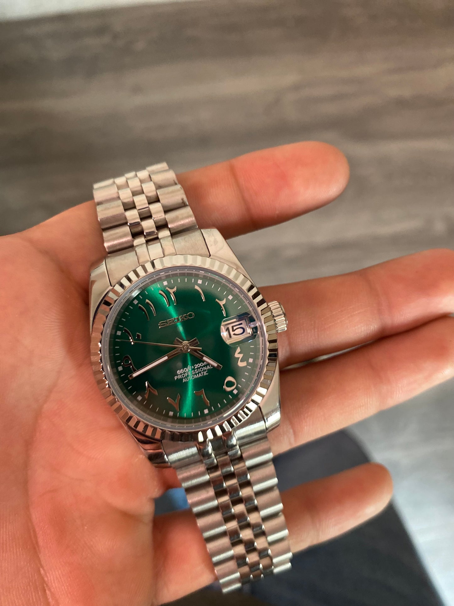 Seiko Mod - 36/39MM Arabic Dials Automatic Men's Watch